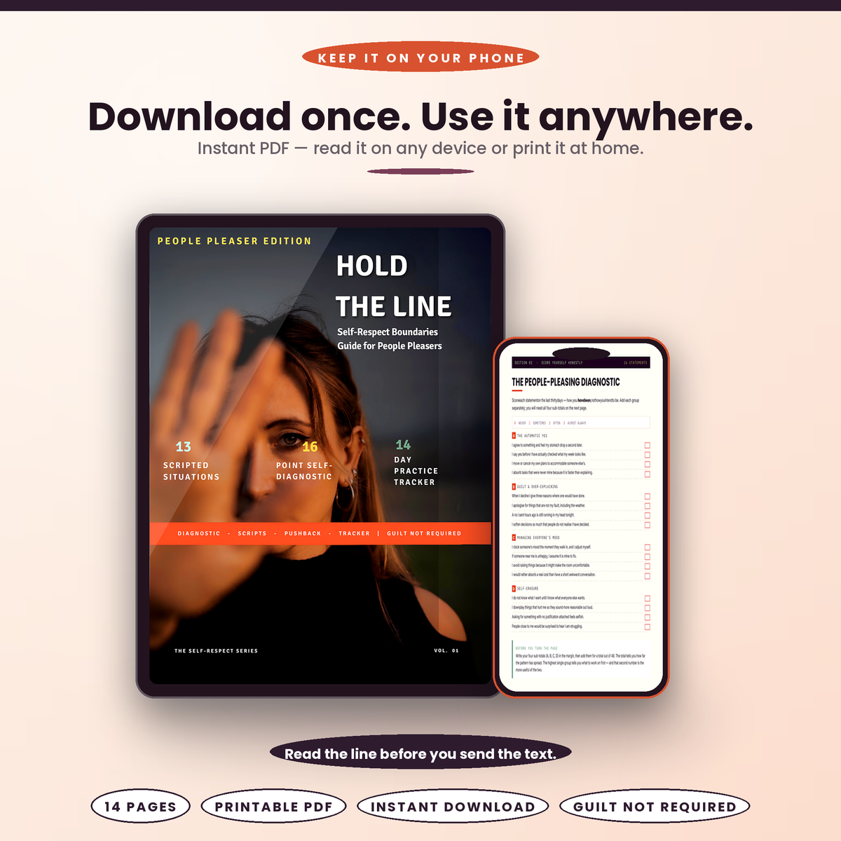 Hold the Line: Self-Respect Boundaries Guide for People Pleasers
