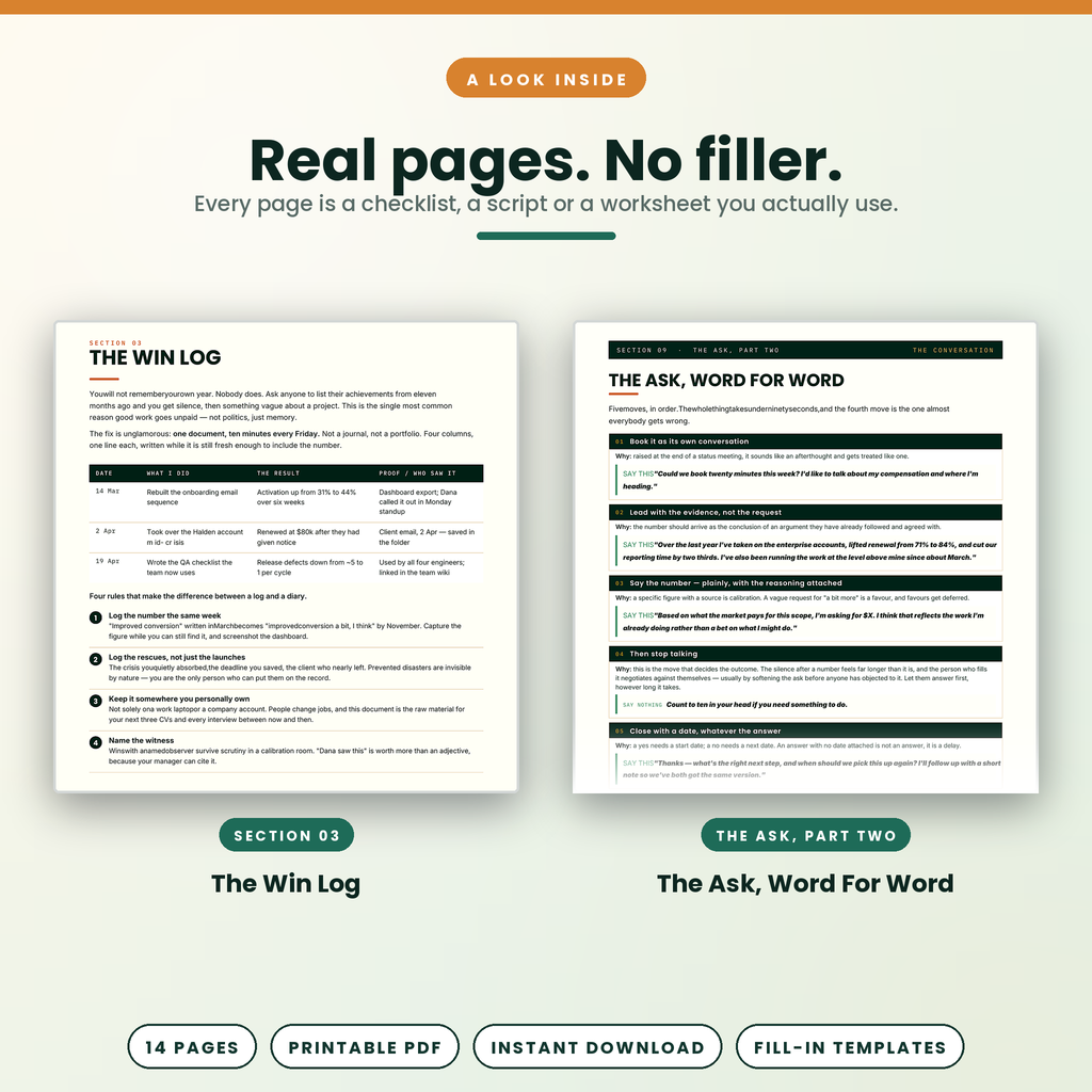 Make The Case - The promotion-ready review playbook