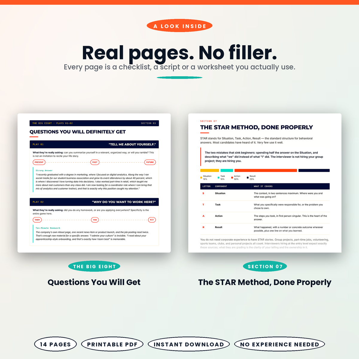Walk In Ready: Entry Level Interview Cheat Sheet
